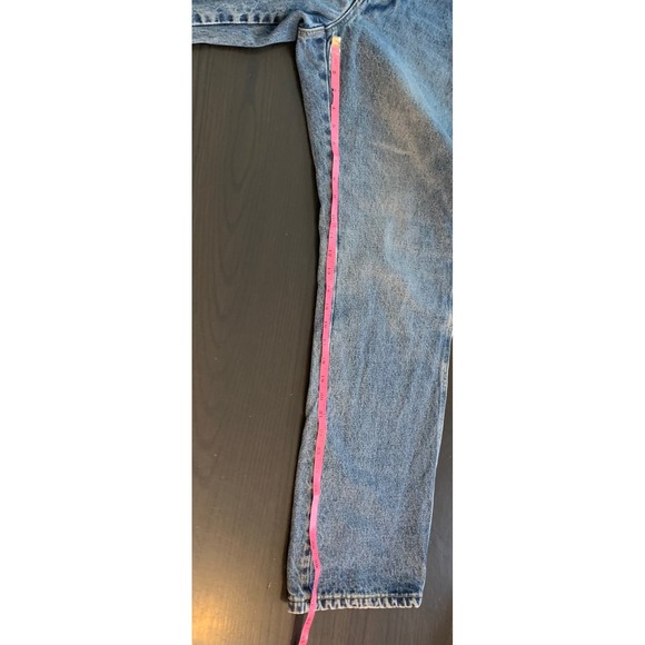 Red Head Mens Flannel Lined Jeans 34x34 (34x31.5) Warm Chores Denim Straight Leg - Picture 11 of 12